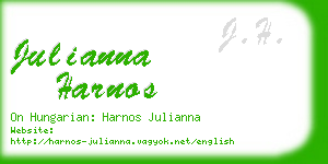 julianna harnos business card